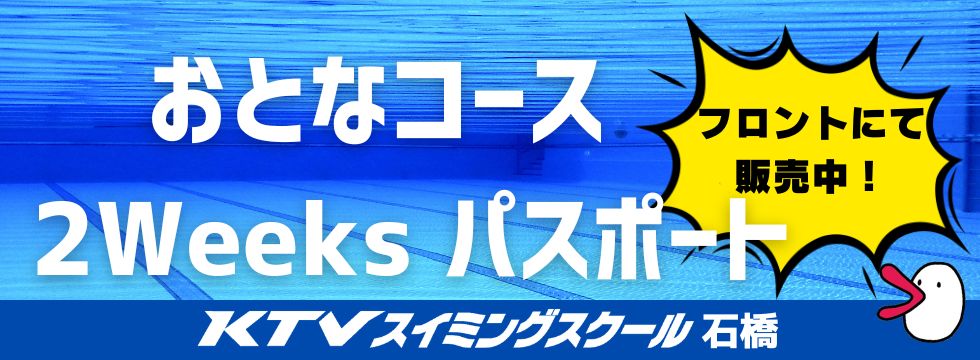 2Weeksパスポート販売中!3300円で2週間使い放題! バナー画像