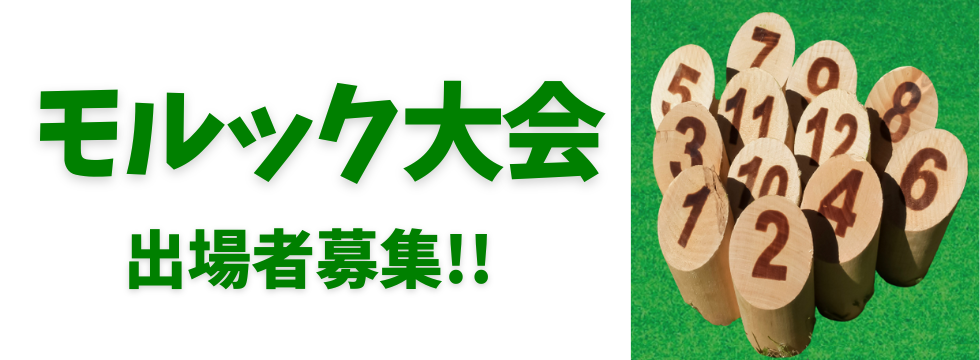 モルック大会出場者募集 バナー画像
